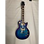 Used Gibson 2021 Les Paul Traditional Pro V Flame Top Solid Body Electric Guitar blueberry