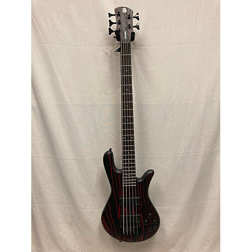 Spector 2021 NS PULSE 5 Electric Bass Guitar BLACK AND RED