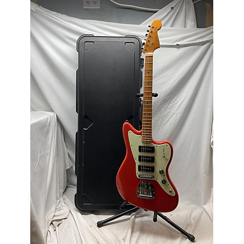 Fender 2021 Noventa Jazzmaster Solid Body Electric Guitar Fiesta Red