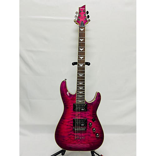Schecter Guitar Research 2021 Omen Extreme 6 Solid Body Electric Guitar Raspberry Burst