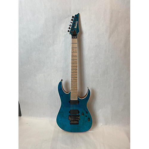 Ibanez 2021 RG5120M Solid Body Electric Guitar Crushed Velvet Blue