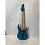 Used Ibanez 2021 RG5120M Solid Body Electric Guitar Crushed Velvet Blue