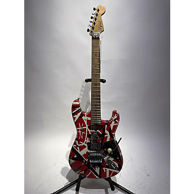 EVH 2021 Striped Series Frankie Solid Body Electric Guitar