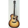 Used Taylor 2022 214CE Koa Acoustic Electric Guitar Sunburst
