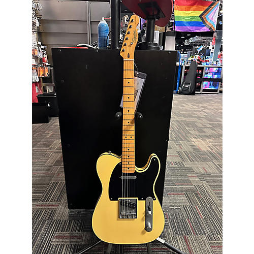 Squier 2022 40th Anniversary Telecaster Vintage Edition Solid Body Electric Guitar Satin Vintage Blonde
