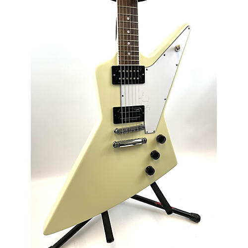 Gibson 2022 70'S Explorer Solid Body Electric Guitar Antique White