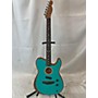 Used Fender 2022 Acoustasonic Player Telecaster Acoustic Electric Guitar Seafoam Green