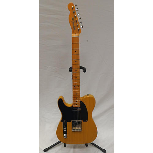 Fender 2022 American Original 50s Telecaster Left Handed Solid Body Electric Guitar Butterscotch Blonde