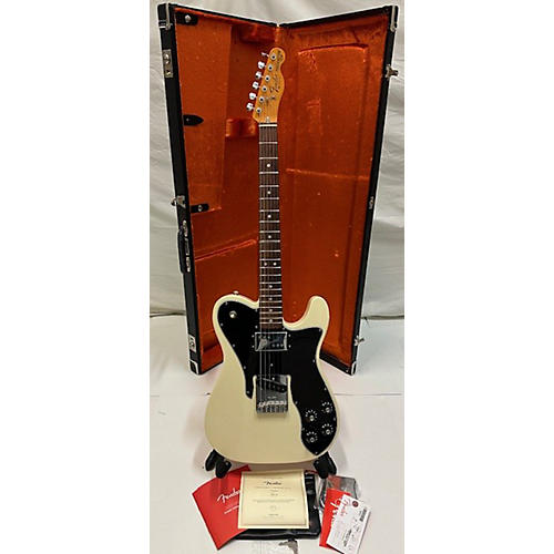 Fender 2022 American Vintage II 1977 Telecaster Custom Rosewood Fingerboard Solid Body Electric Guitar Olympic White