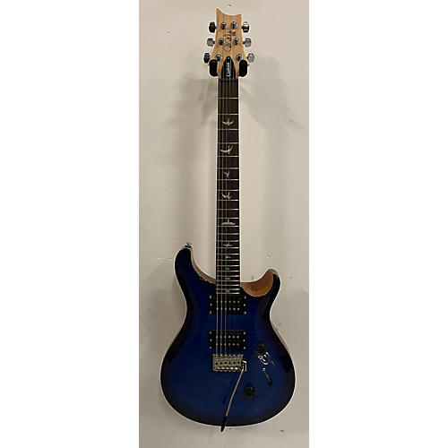 PRS 2022 CM4TS SE Custom 24 Solid Body Electric Guitar Sapphire Blue Trans