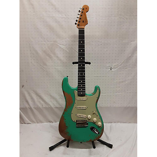 Fender 2022 Custom Shop LTD 60 Dualmag II Stratocaster Relic Aged Sea Foam Green