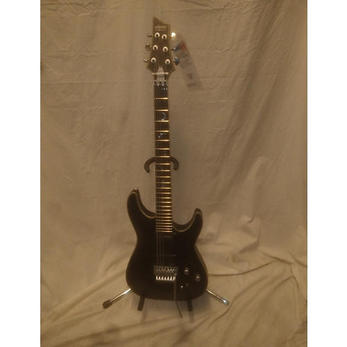 Schecter Guitar Research 2022 Damien Elite 6 Floyd Rose Solid Body Electric Guitar Satin Black