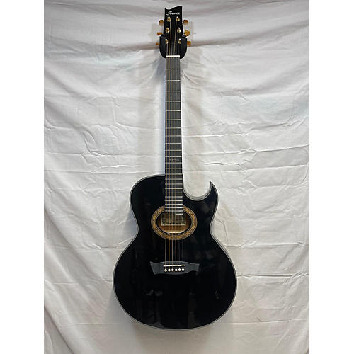 Ibanez 2022 Ep5 Acoustic Electric Guitar Metallic Black