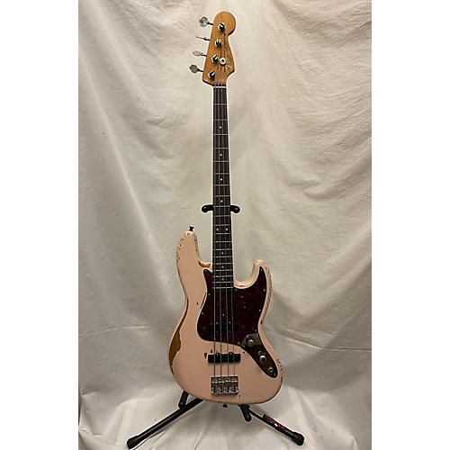Fender 2022 Flea Signature Jazz Bass Electric Bass Guitar Shell Pink