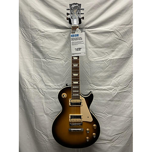 Gibson 2022 Les Paul Traditional Pro V Satin Top Solid Body Electric Guitar Vintage Sunburst