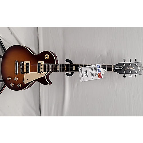 Gibson 2022 Les Paul Traditional Pro V Solid Body Electric Guitar Honey Burst