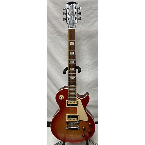 Gibson 2022 Les Paul Traditional Pro V Solid Body Electric Guitar Cherry Sunburst