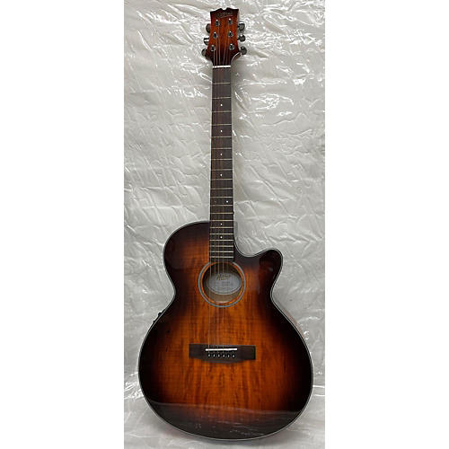 Mitchell 2022 MX430SM Acoustic Electric Guitar Whiskey Burst