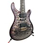 Used PRS 2022 Modern Eagle V WOOD LIBRARY 10 TOP Solid Body Electric Guitar charcoal purple burst