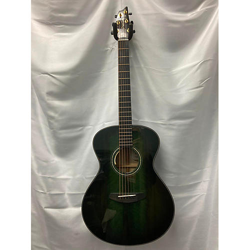 Breedlove 2022 Oregon Concert Emerald Acoustic Electric Guitar Trans Green