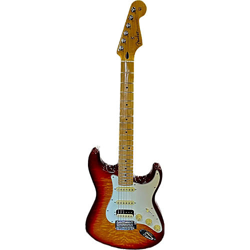 Fender 2022 Player Stratocaster Plus Top HSS Solid Body Electric Guitar BURST