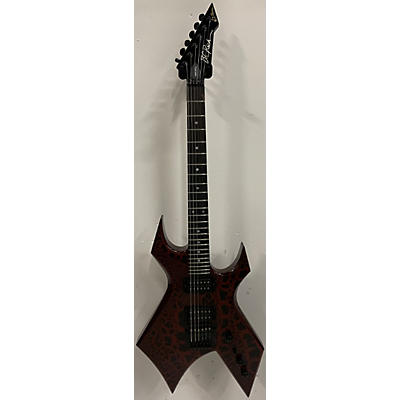 B.C. Rich 2022 STRANGER THINGS WARLOCK Solid Body Electric Guitar