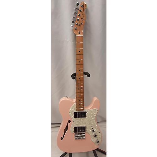 Fender 2022 Vintera 70s Telecaster Thinline Hollow Body Electric Guitar Shell Pink