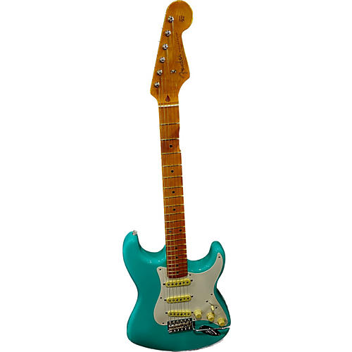 Fender 2023 1957 American Vintage II Stratocaster Solid Body Electric Guitar Seafoam Green