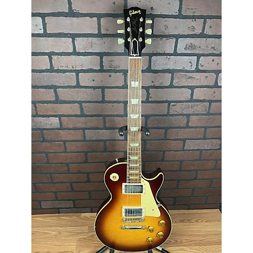Gibson 2023 1958 Les Paul Murphy Lab Ultra Light Aged Solid Body Electric Guitar Bourbon Burst