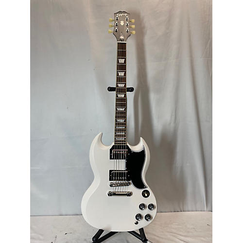 Epiphone 2023 1961 LES PAUL SG STANDARD Solid Body Electric Guitar AGED CLASSIC WHITE