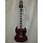 Used Epiphone 2023 1961 Les Paul Sg Standard Solid Body Electric Guitar Worn Cherry