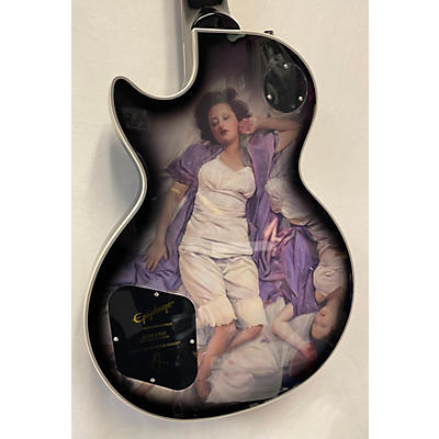 Epiphone 2023 Adam Jones Signature Art Series Les Paul Custom Korin Faught’s “Sensation” Solid Body Electric Guitar