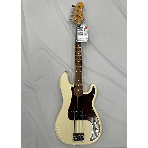 Fender 2023 American Professional II Precision Bass Electric Bass Guitar Antique White