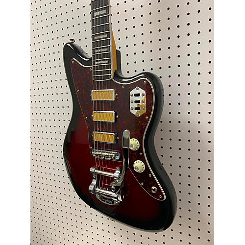 Fender 2023 Gold Foil Jazzmaster Solid Body Electric Guitar Candy Apple Burst