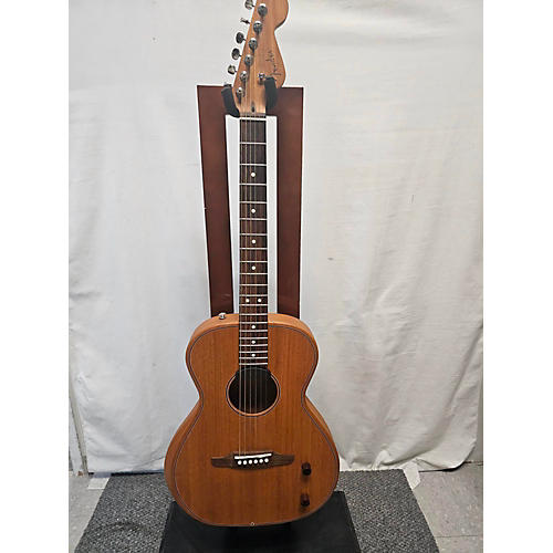 Fender 2023 Highway Parlor Acoustic Electric Guitar Natural