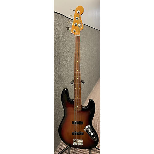 Fender 2023 Jaco Pastorius Signature Fretless Jazz Bass Electric Bass Guitar 3 Tone Sunburst