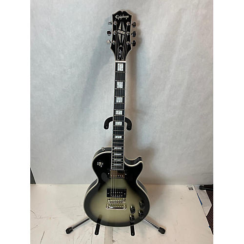 Epiphone 2023 Les Paul Custom Adam Jones Art Collection Solid Body Electric Guitar Silverburst