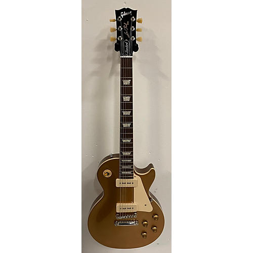 Gibson 2023 Les Paul Standard P90 Solid Body Electric Guitar Gold Top