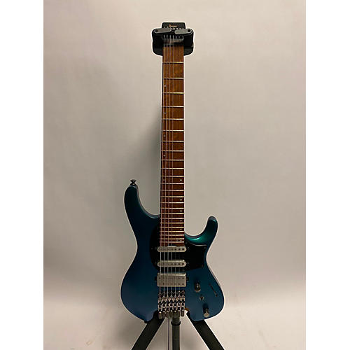 Ibanez 2023 Q547 Solid Body Electric Guitar Blue Chameleon Metallic Matte