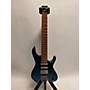 Used Ibanez 2023 Q547 Solid Body Electric Guitar Blue Chameleon Metallic Matte