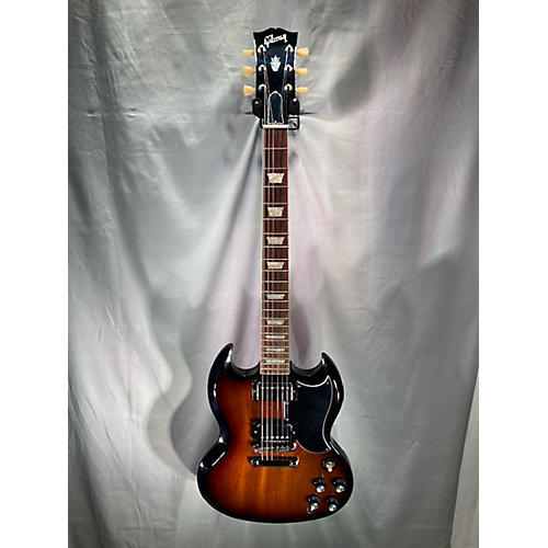 Gibson 2023 SG Standard '61 Solid Body Electric Guitar Tobacco Sunburst Perimeter