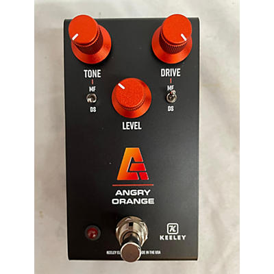 Keeley 2024 Angry Orange Distortion Fuzz Effect Pedal