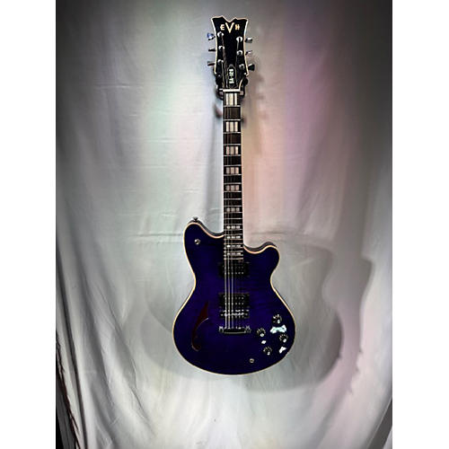 EVH 2024 SA126 Special QM Hollow Body Electric Guitar Trans Purple