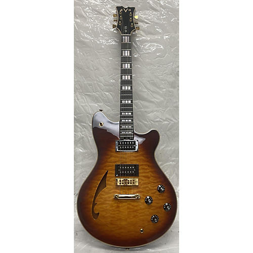 EVH 2024 Sa126 Special Quilt Hollow Body Electric Guitar Tobacco Sunburst