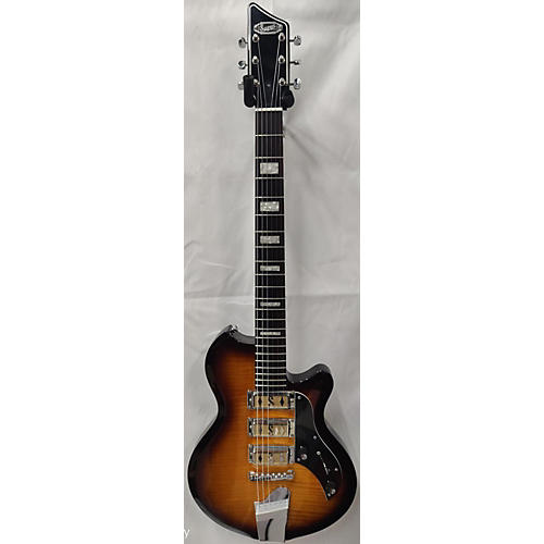 Supro 2030BM Hampton Solid Body Electric Guitar 3 Color Sunburst