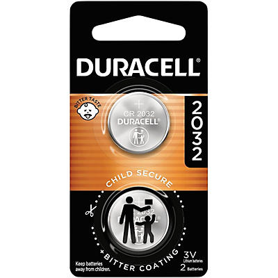 Duracell 2032 Lithium 3V Battery 2-Pack