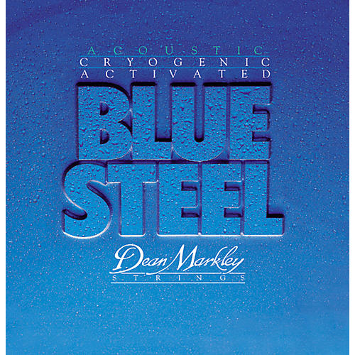 2036 Blue Steel Cryogenic Medium Light Acoustic Guitar Strings