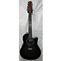 Used Ovation 2056AX5 Pro Legend 12 String Acoustic Electric Guitar Trans Black