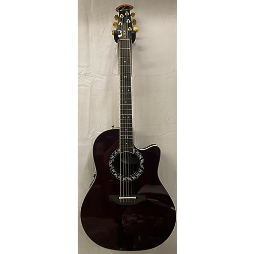 Ovation 2077LX Acoustic Electric Guitar Black