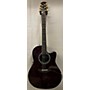 Used Ovation 2077LX Acoustic Electric Guitar Black